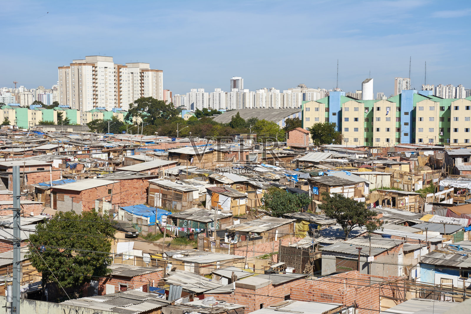 圣保罗贫民窟照片摄影图片