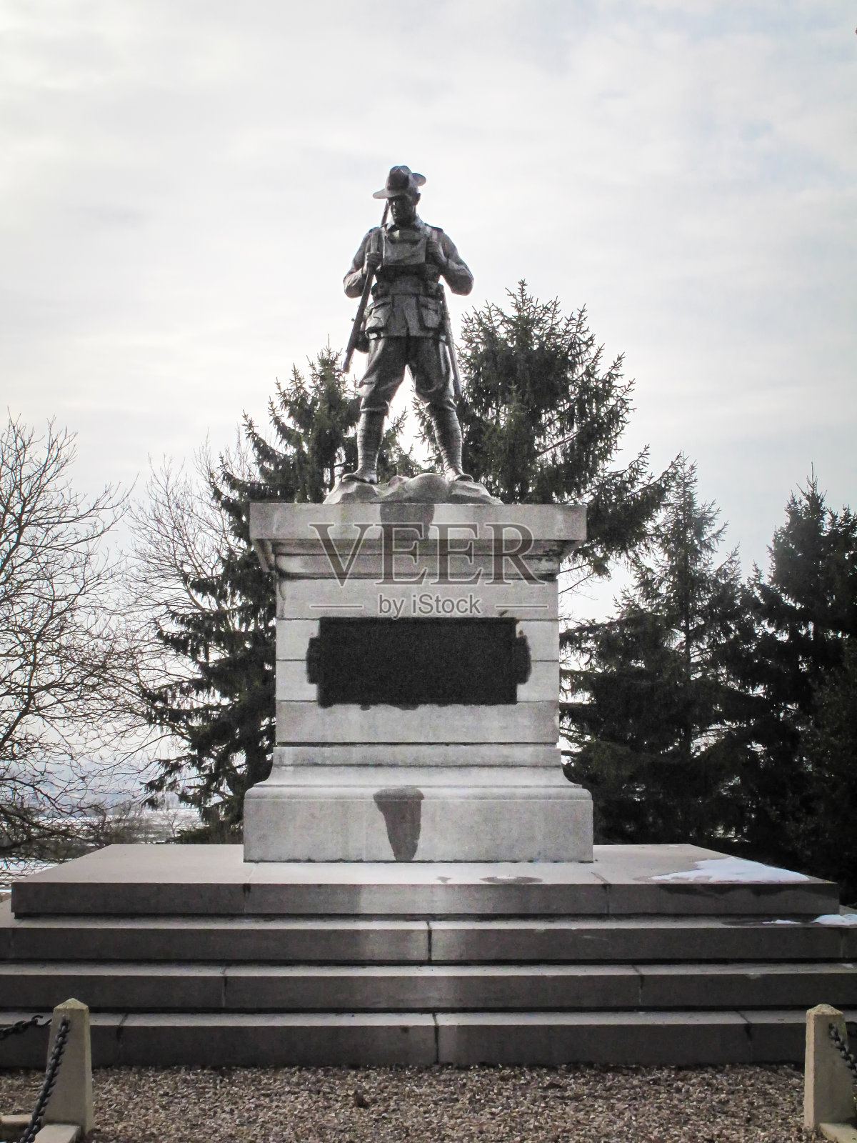 纪念第一澳大利亚师,蒙特圣昆廷,法国照片摄影图片