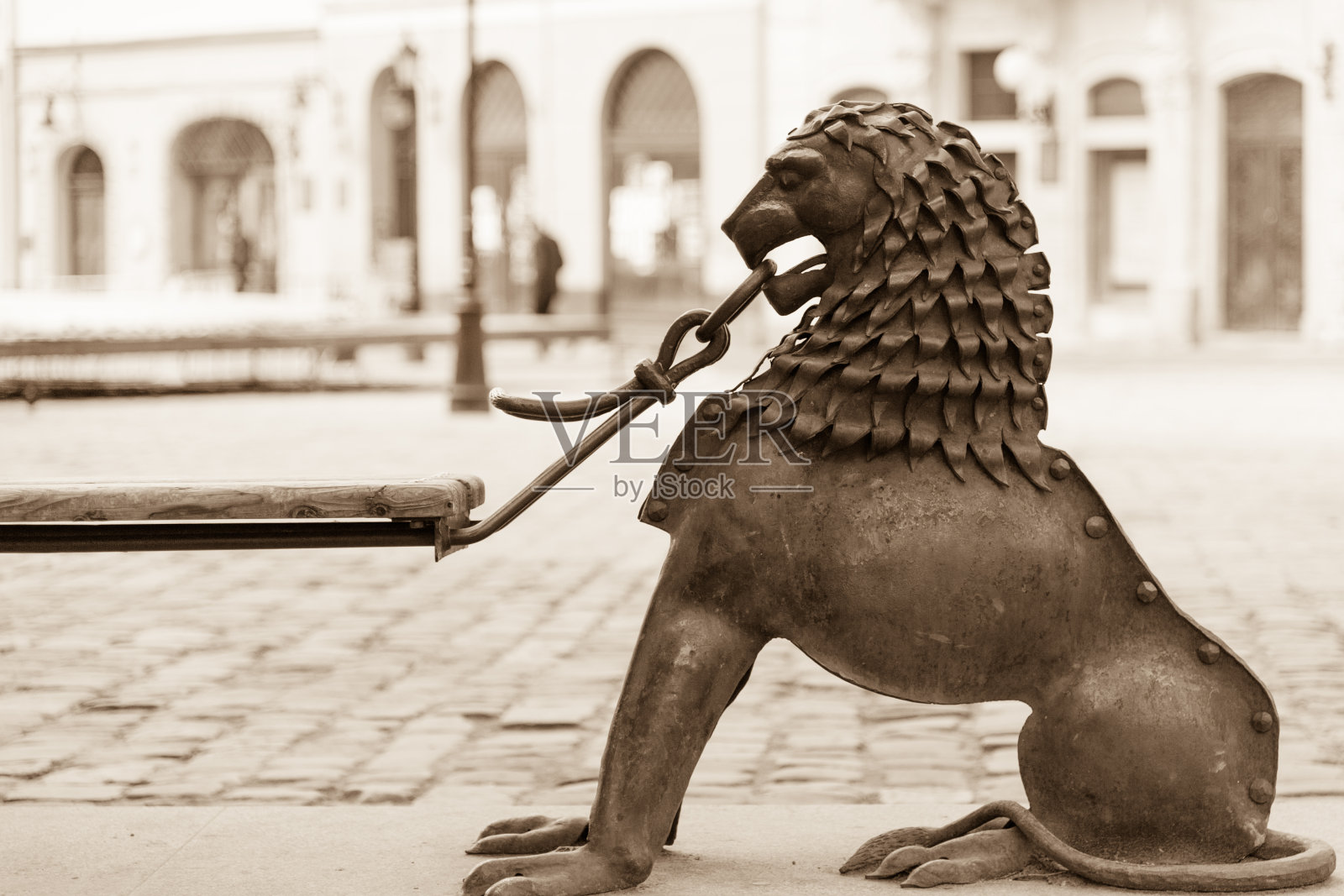 狮子雕像照片摄影图片