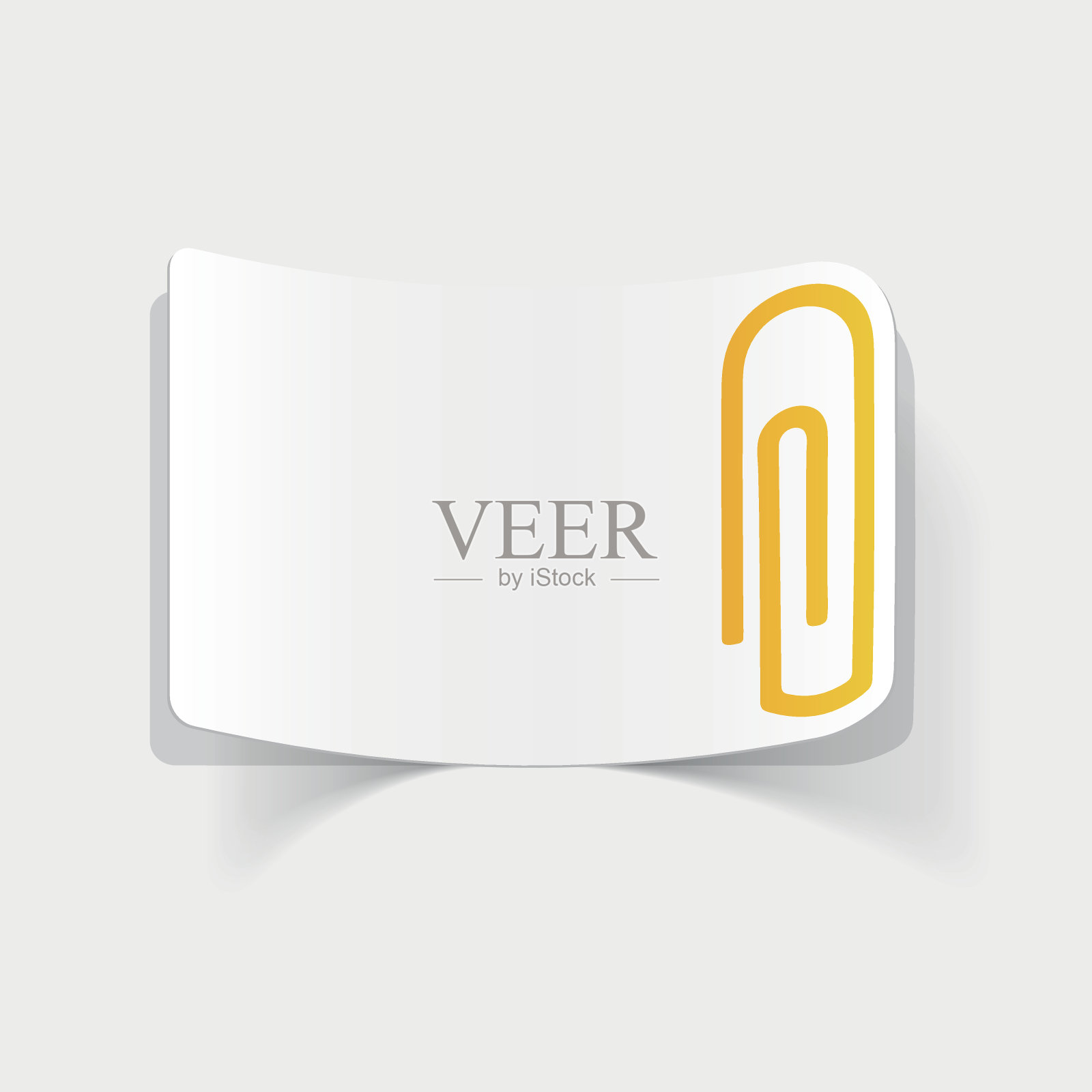 写实设计元素:回形针插画图片素材