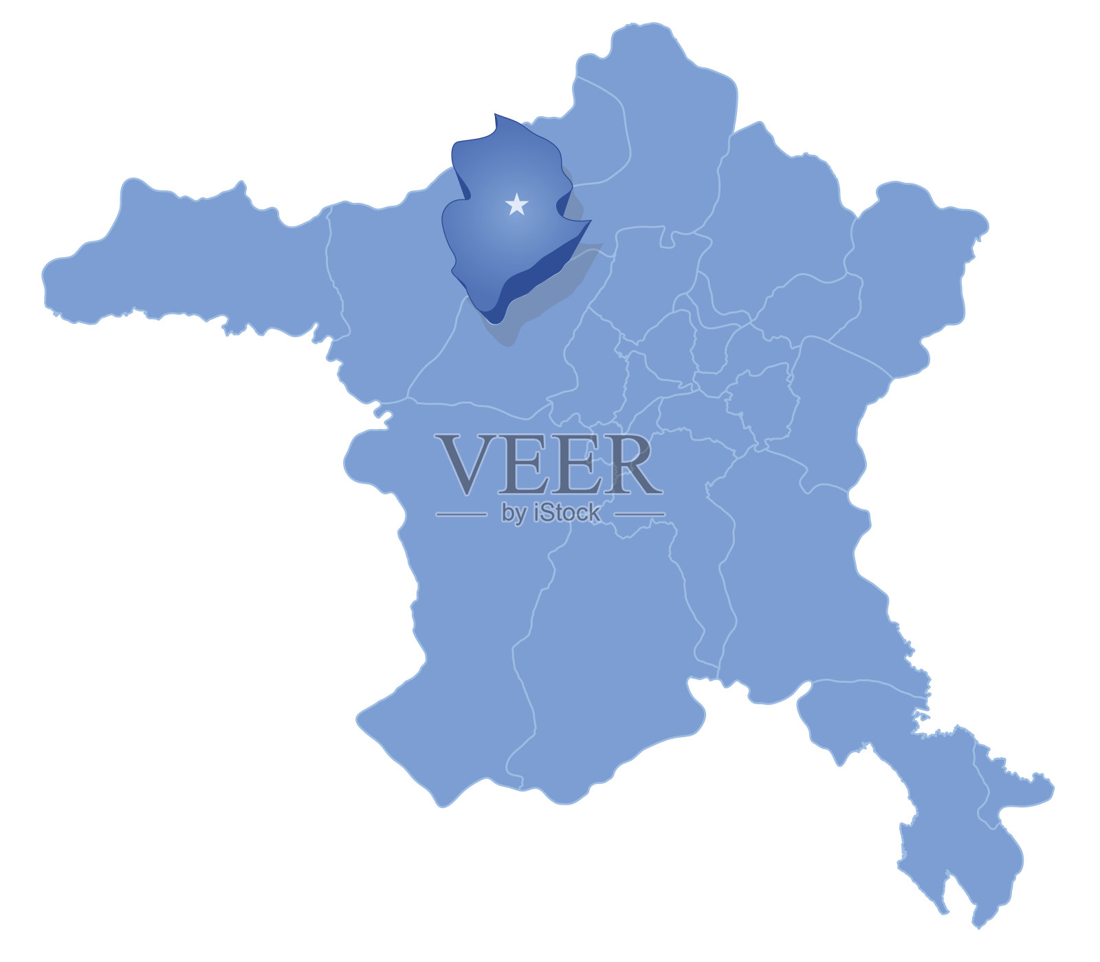 安卡拉-古都拉出地图插画图片素材