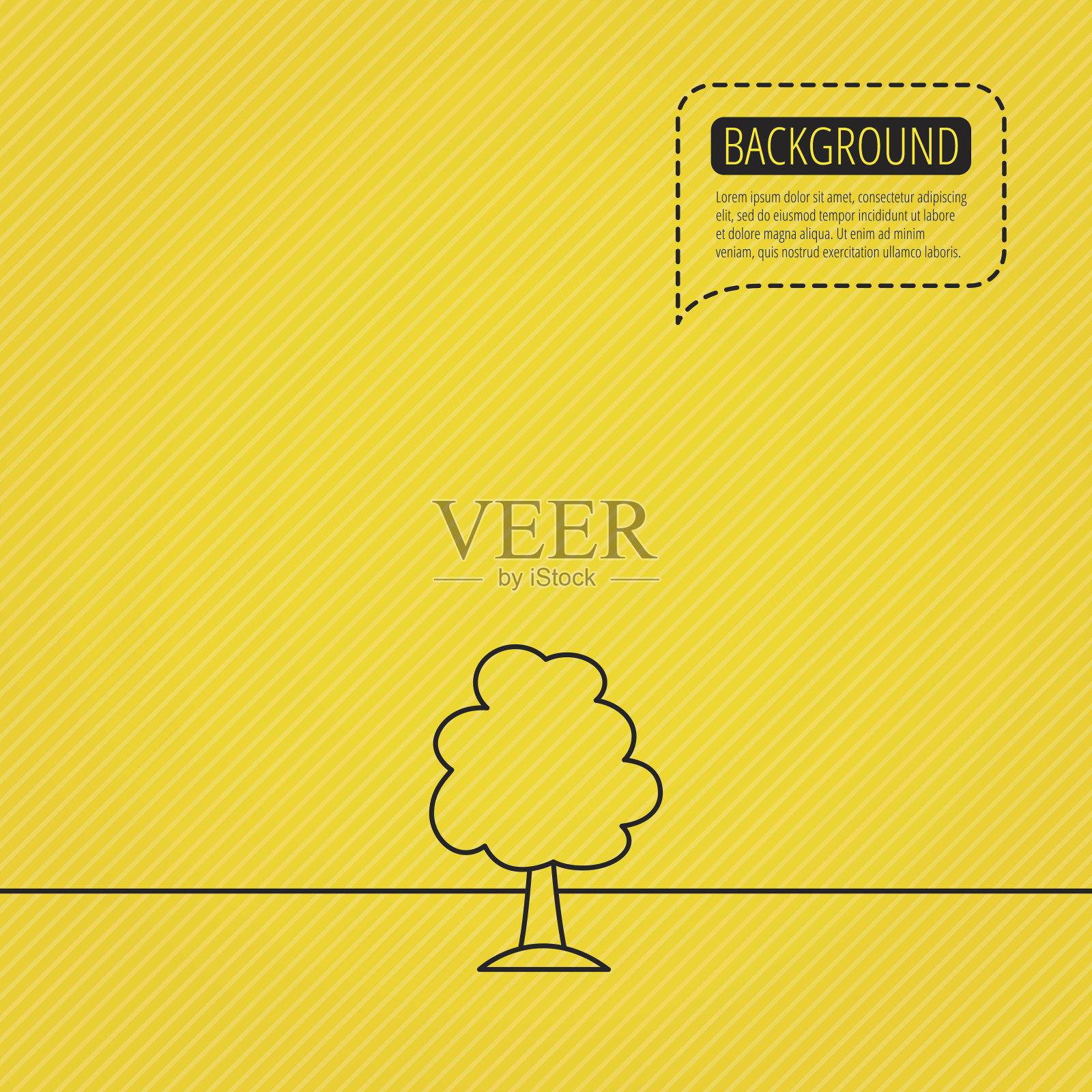 树图标。森林木的迹象。插画图片素材