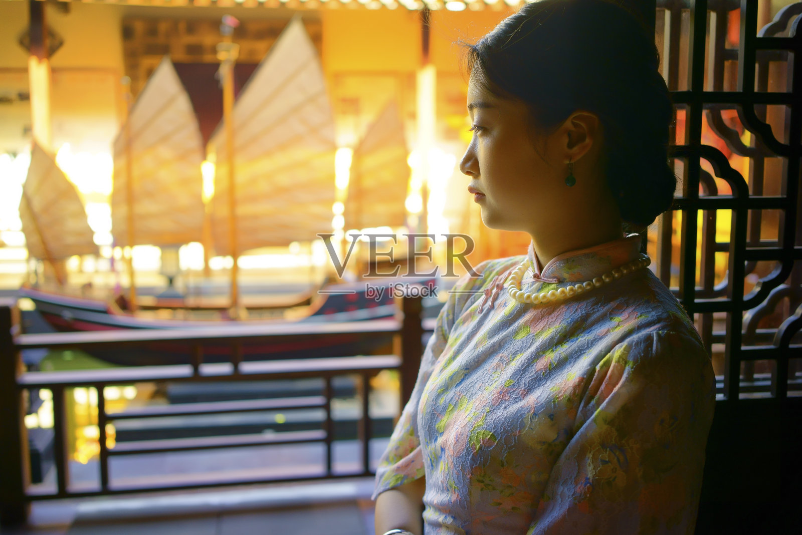 亚洲风格的背景照片摄影图片