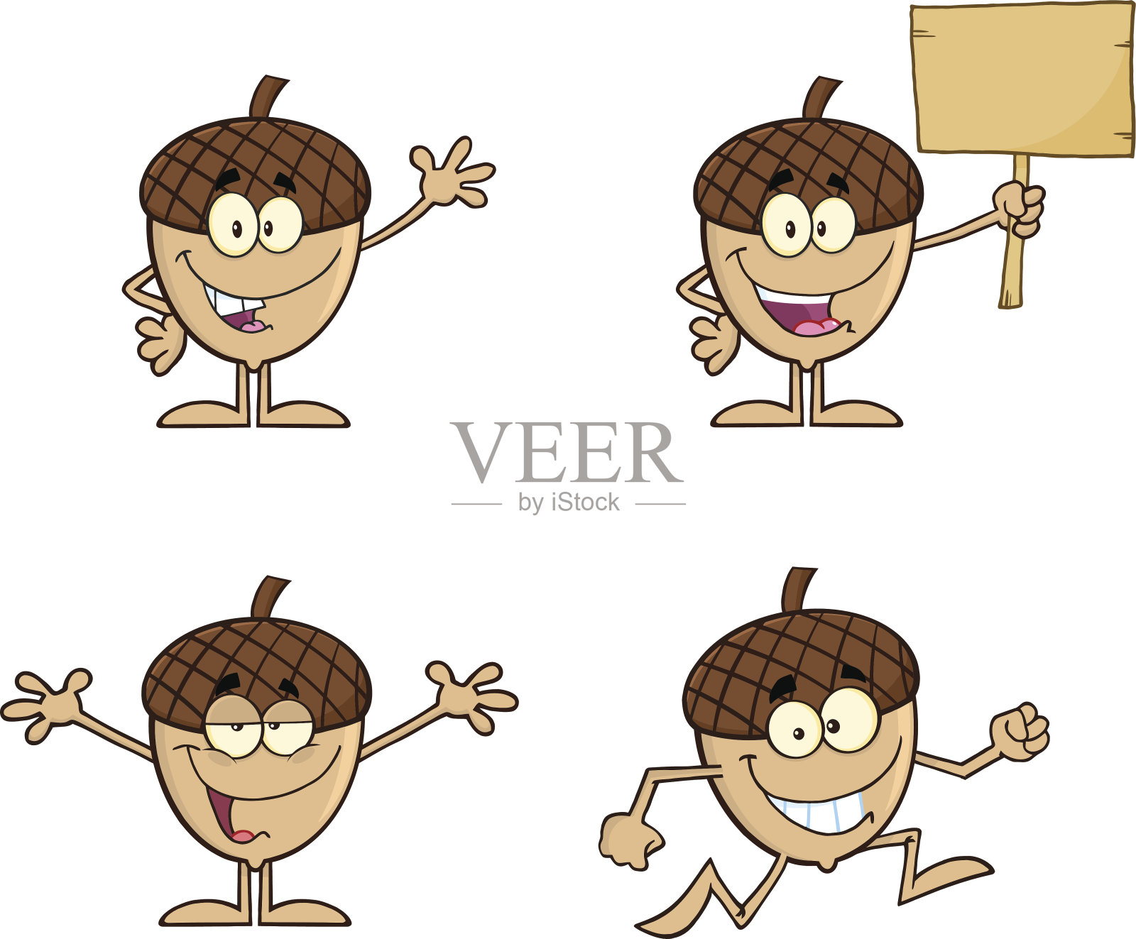 收集橡子- 5设计元素图片