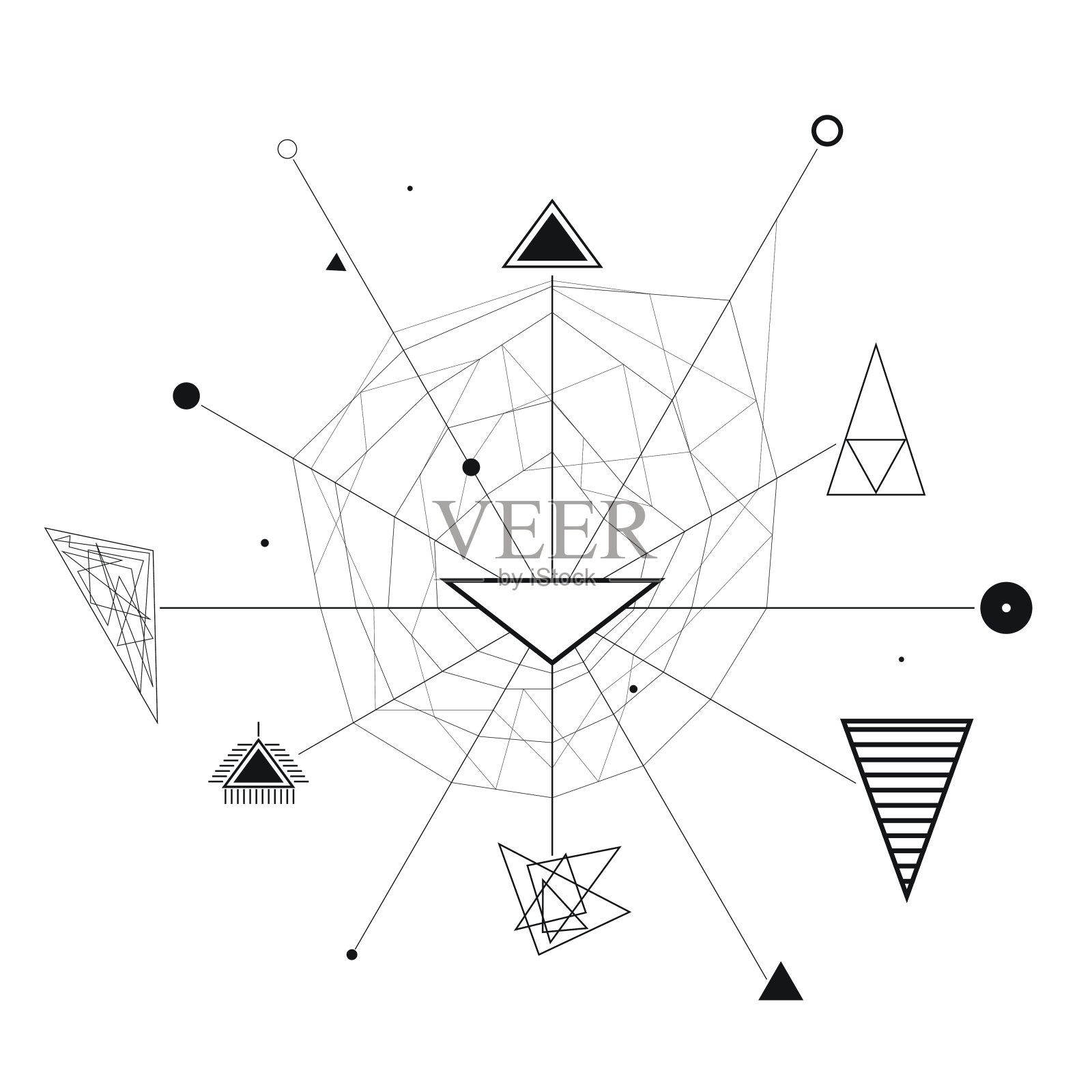 抽象的背景插画图片素材