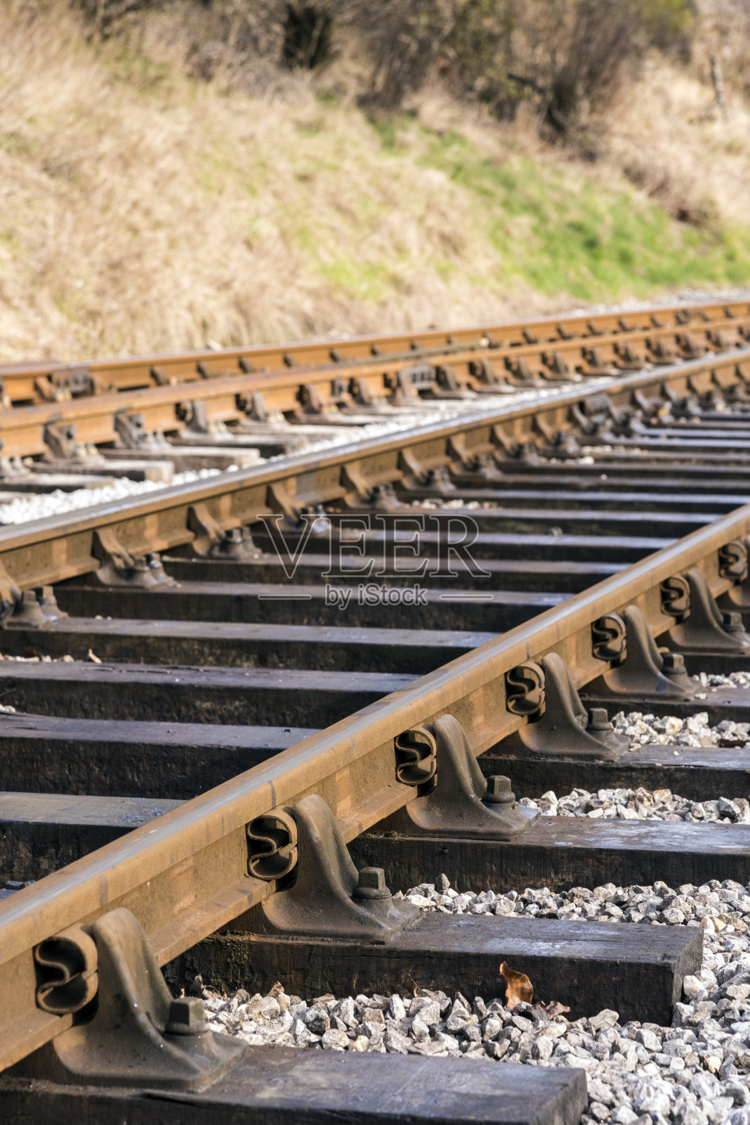 铁路轨道段照片摄影图片