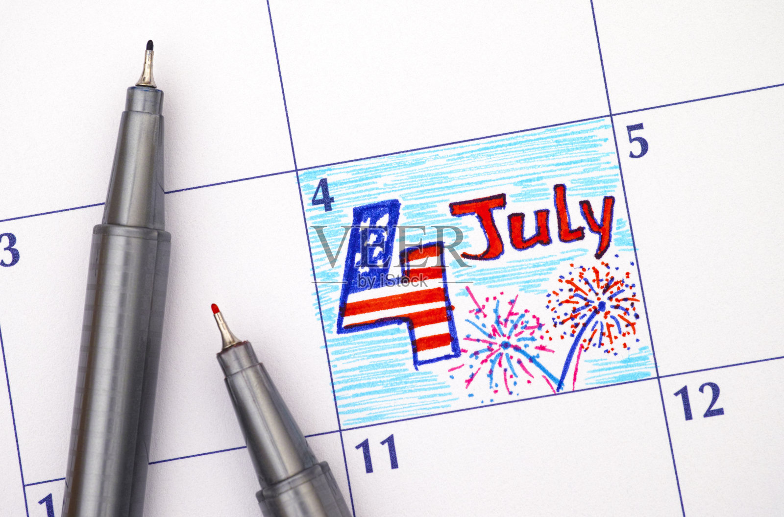 7月4日独立日照片摄影图片