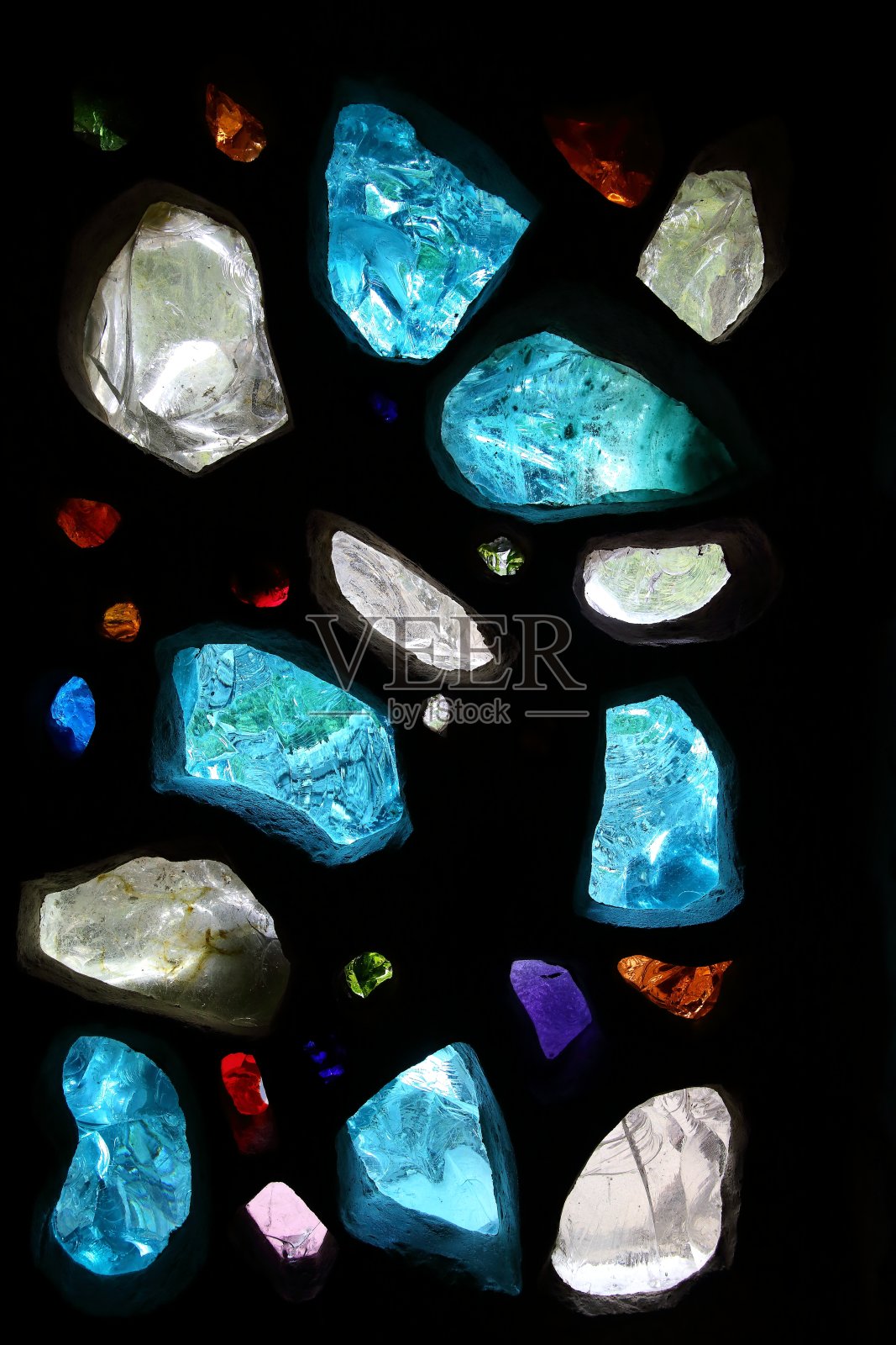 彩色玻璃照片摄影图片