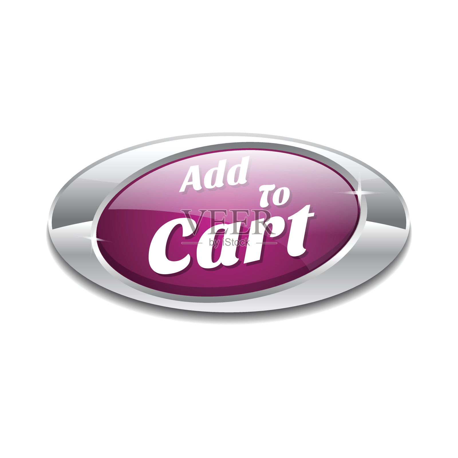 添加到购物车粉色矢量图标按钮插画图片素材