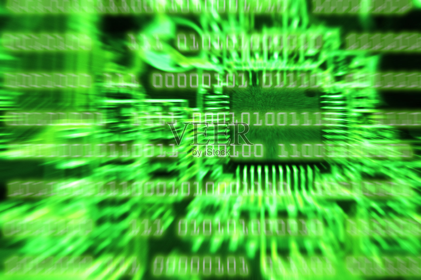 电子电路板与处理器的特写照片摄影图片