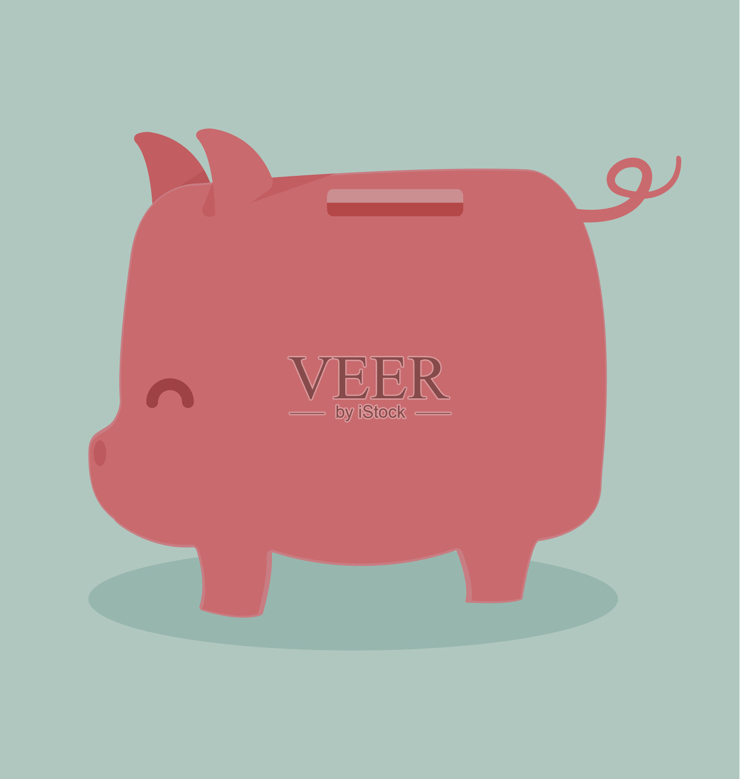 储蓄罐插画图片素材