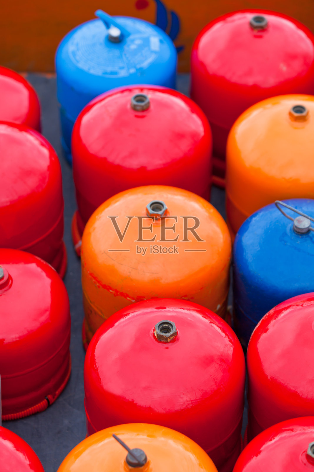 光亮金属气瓶照片摄影图片