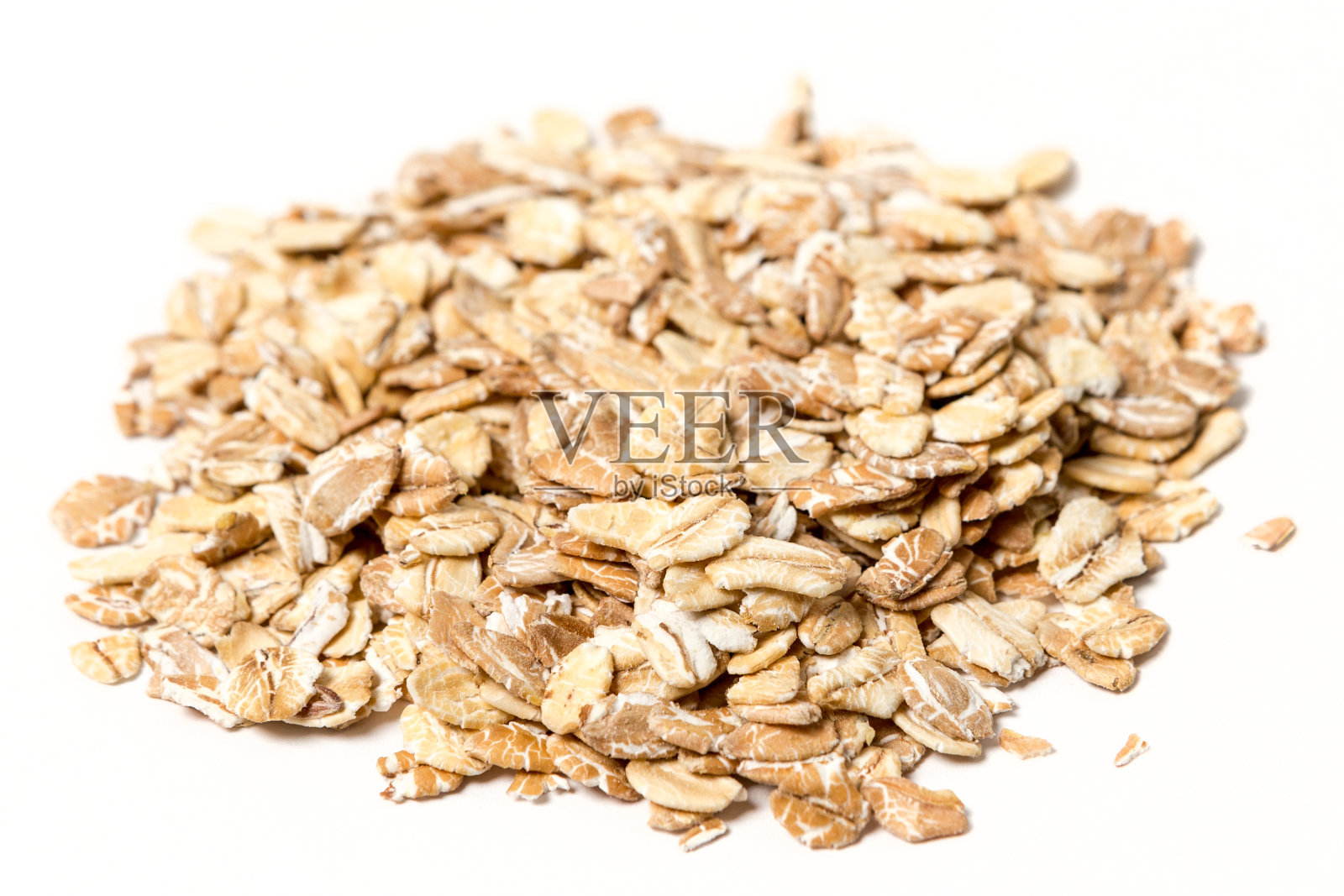 5粒谷物孤立在白色背景上照片摄影图片