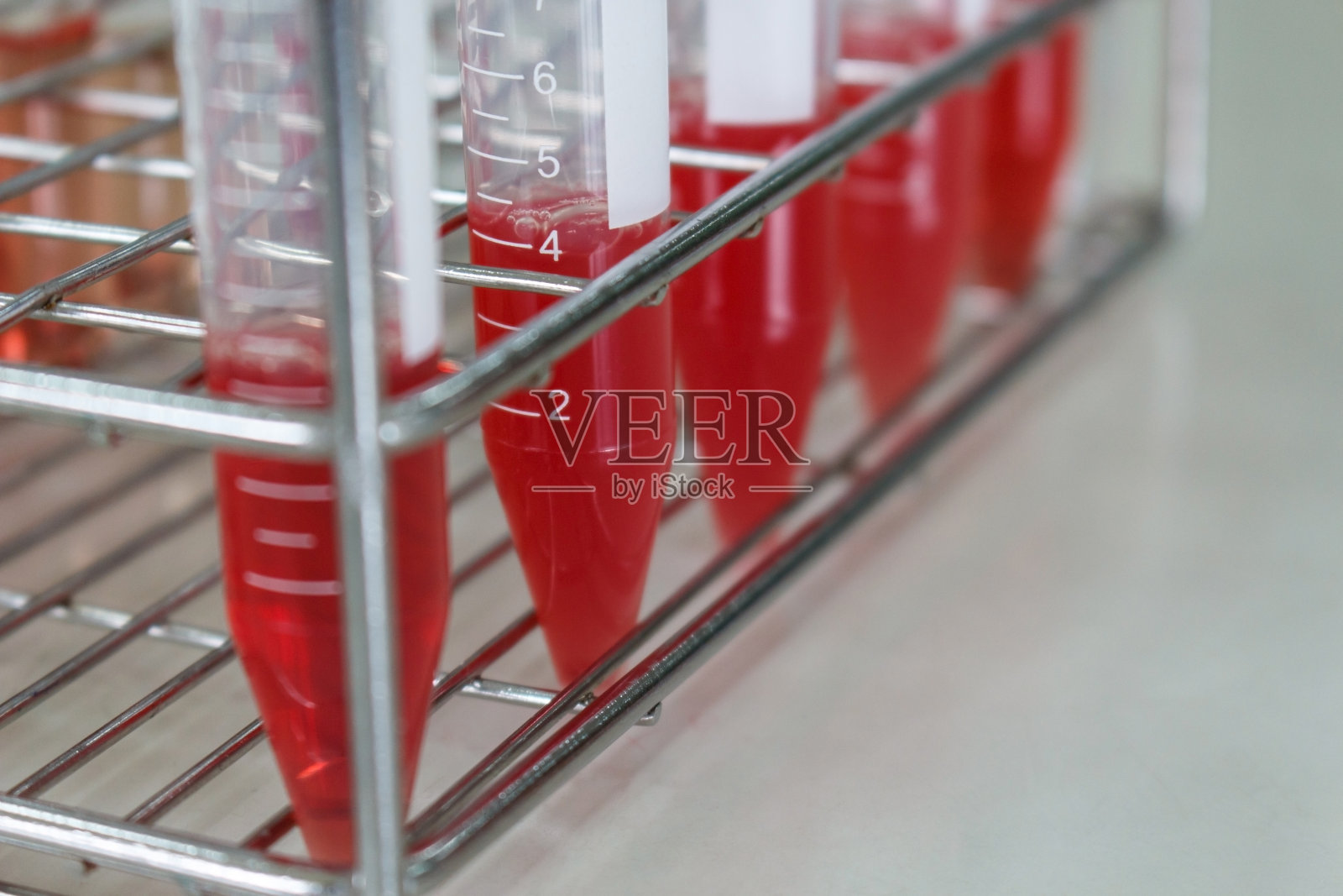 试管中的红细胞准备测试照片摄影图片