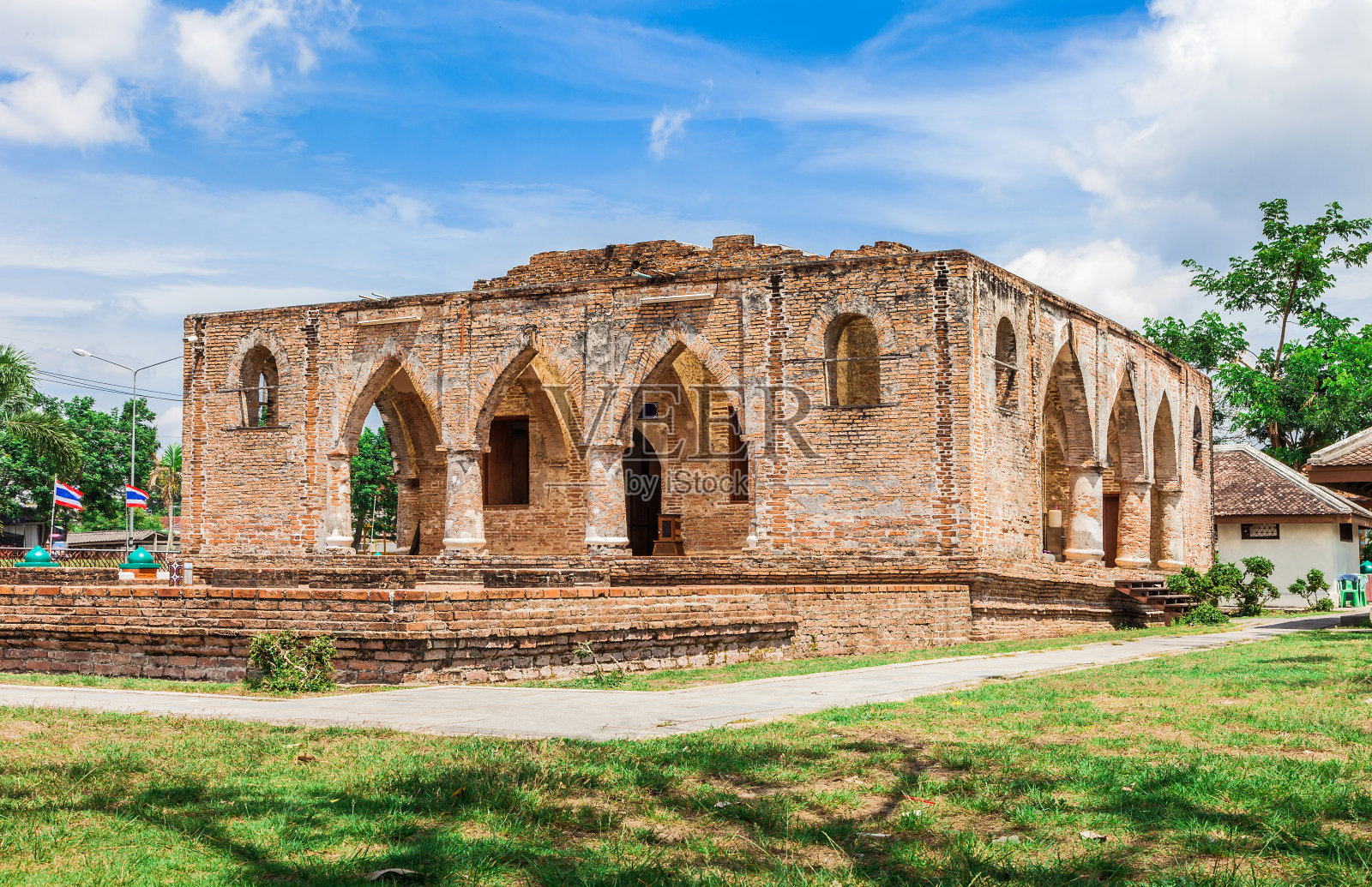 泰国南部北大尼的历史清真寺照片摄影图片