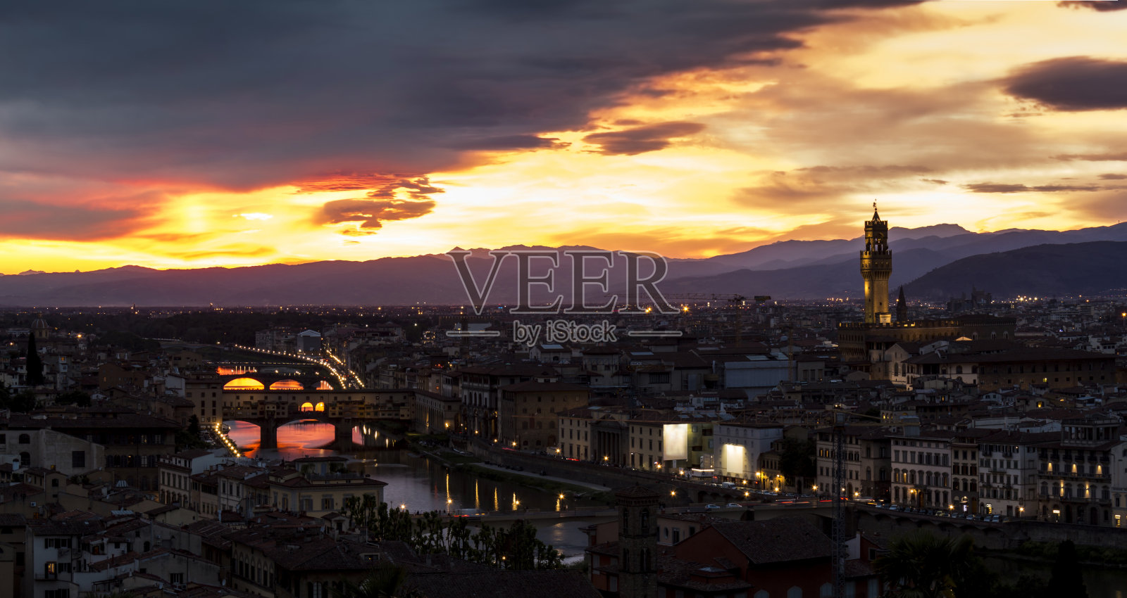 佛罗伦萨的天际线照片摄影图片