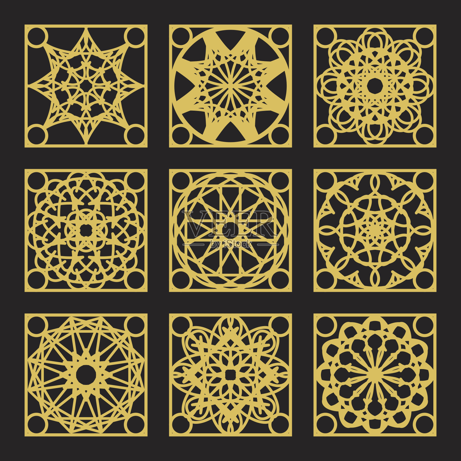 向量的几何图案插画图片素材