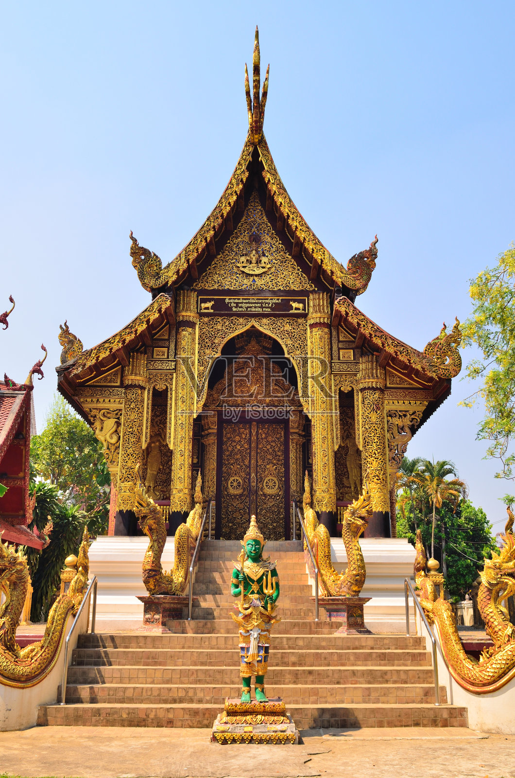 Wat Chedi Ngam大楼照片摄影图片