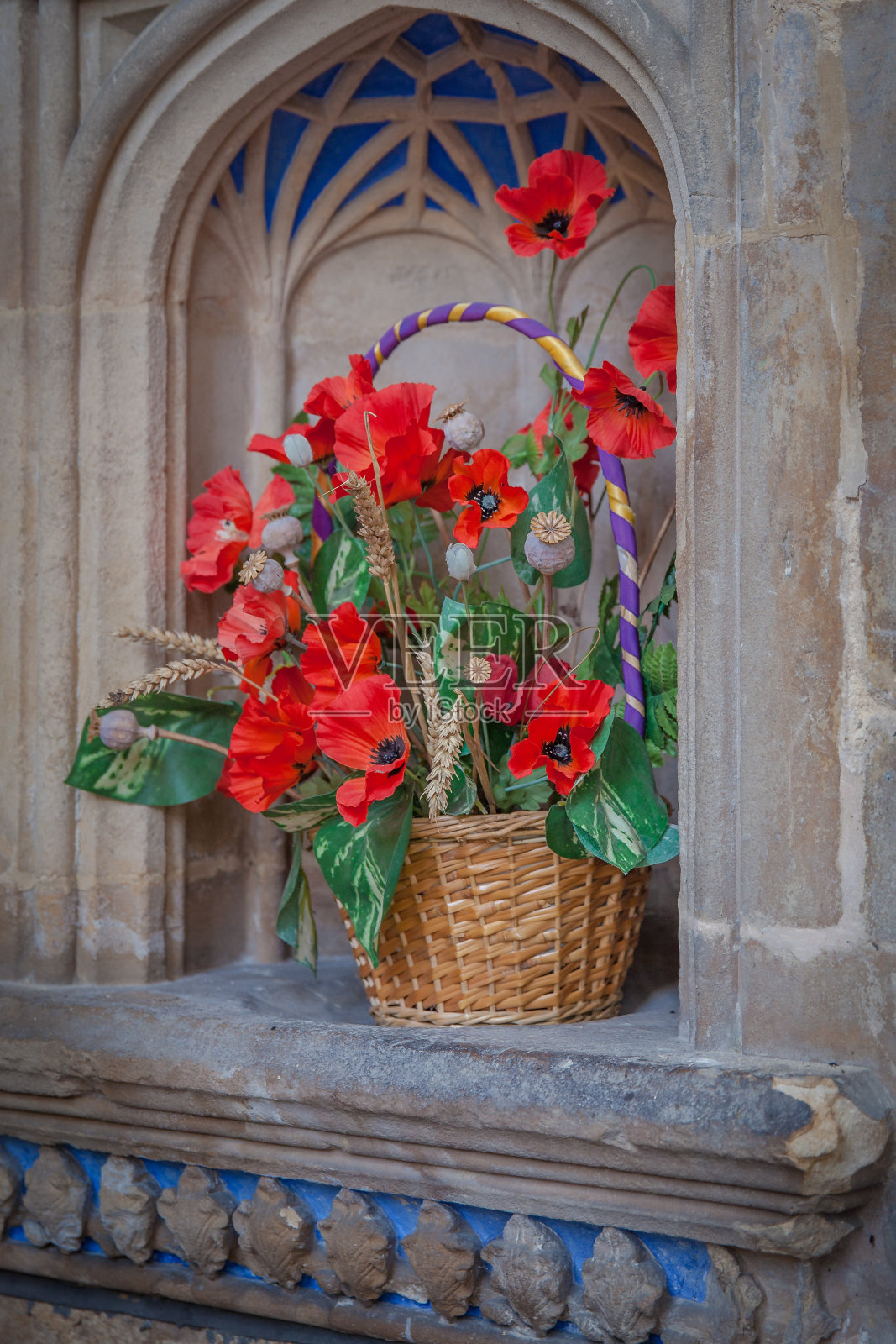 教堂的花照片摄影图片