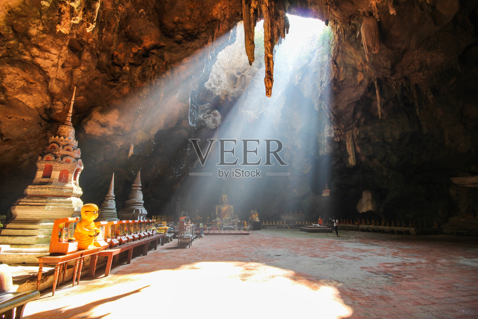 休闲洞穴,泰国Phetchaburi照片摄影图片