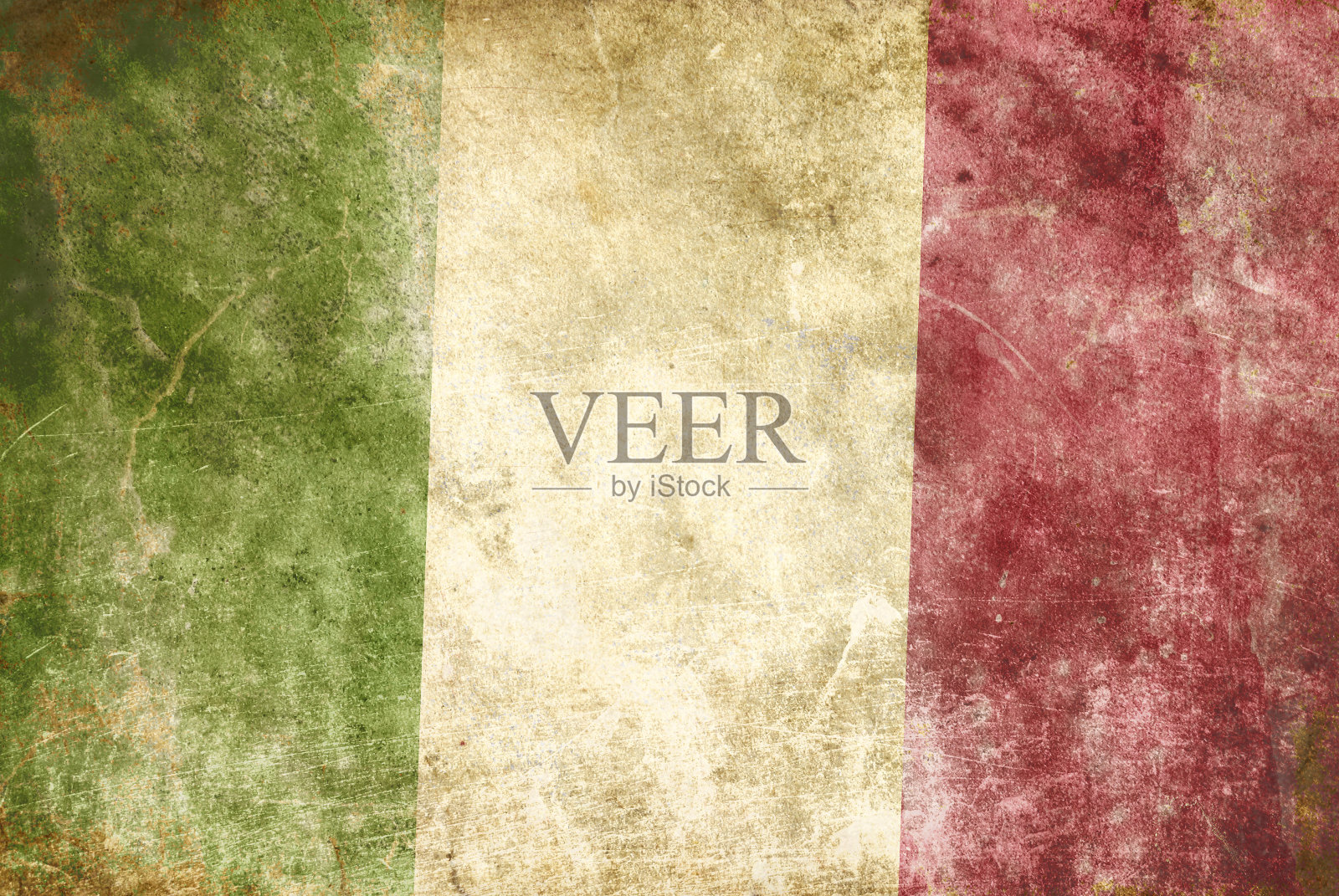 枯燥乏味的意大利国旗照片摄影图片