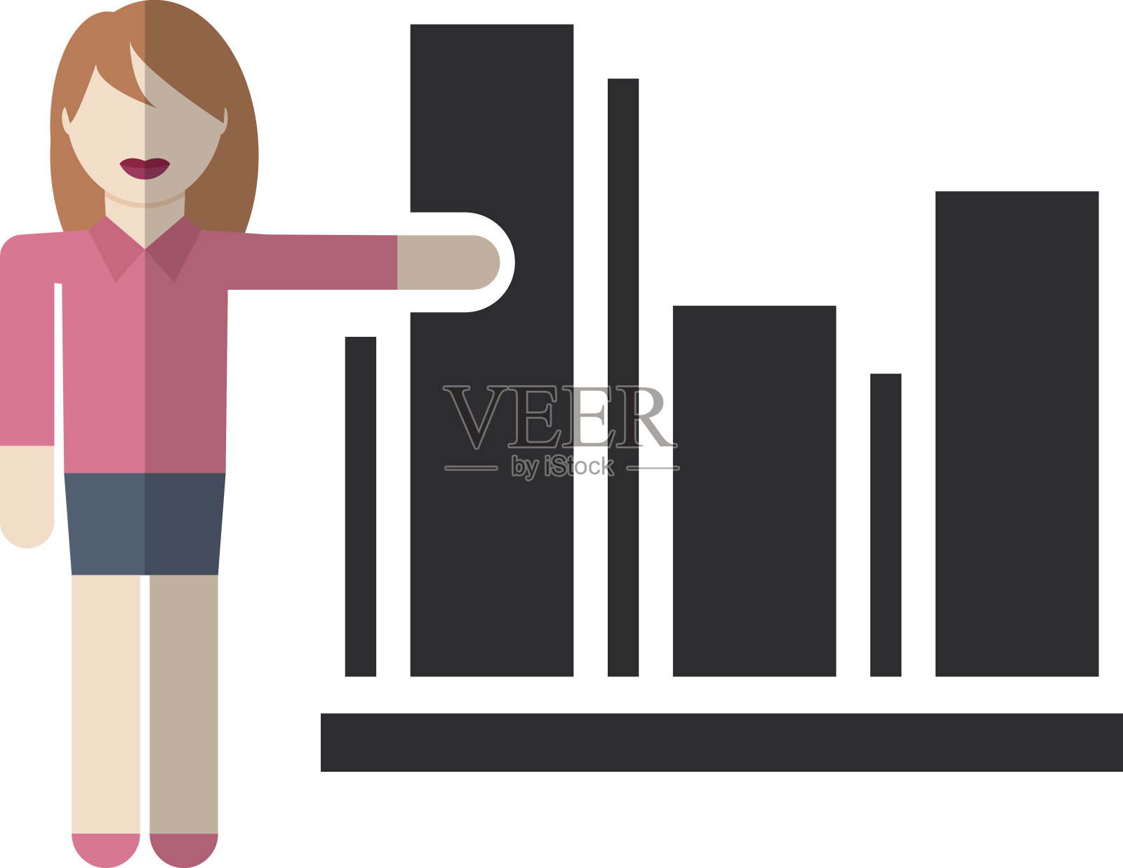 商业和金融培训矢量图标插图插画图片素材