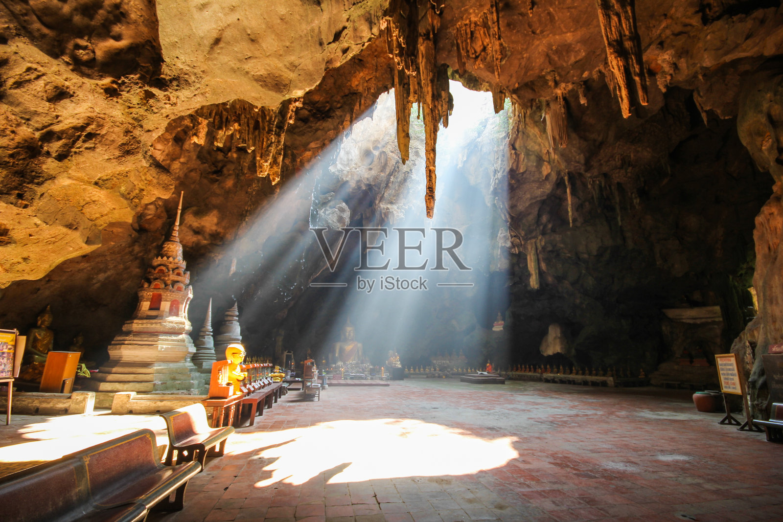 休闲洞穴,泰国Phetchaburi照片摄影图片