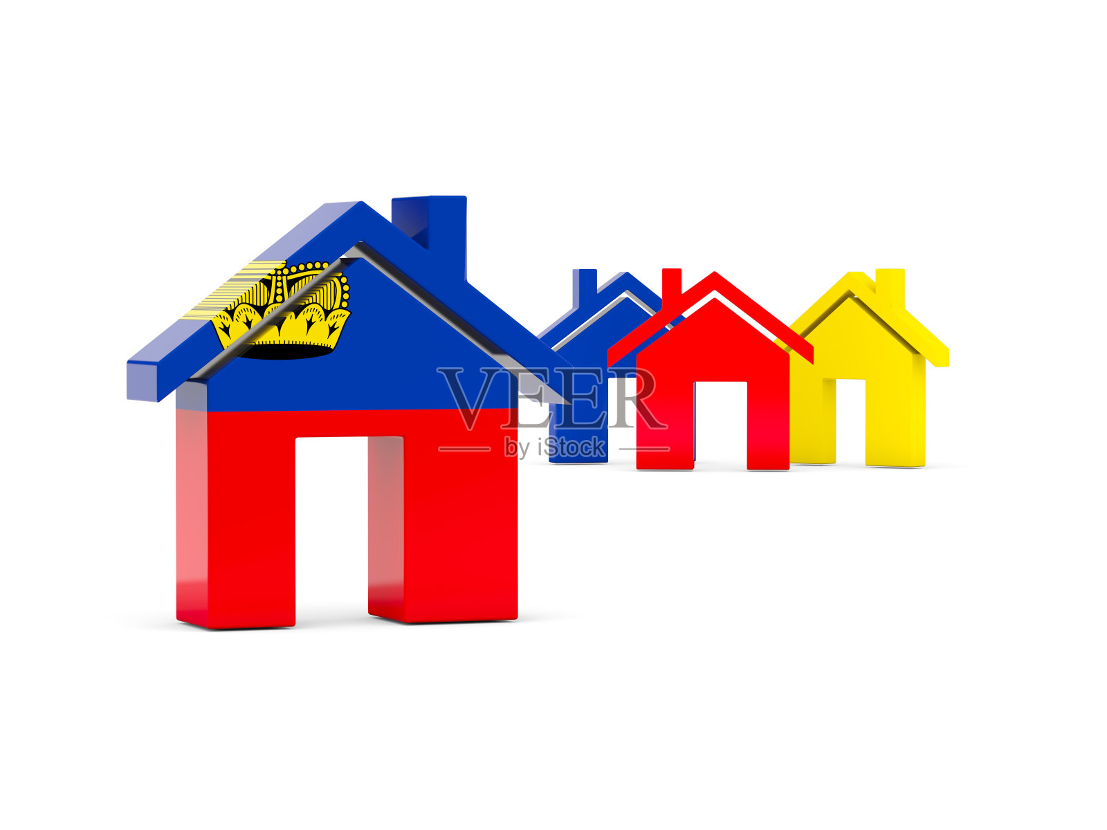 列支敦士登国旗,家乡标志照片摄影图片