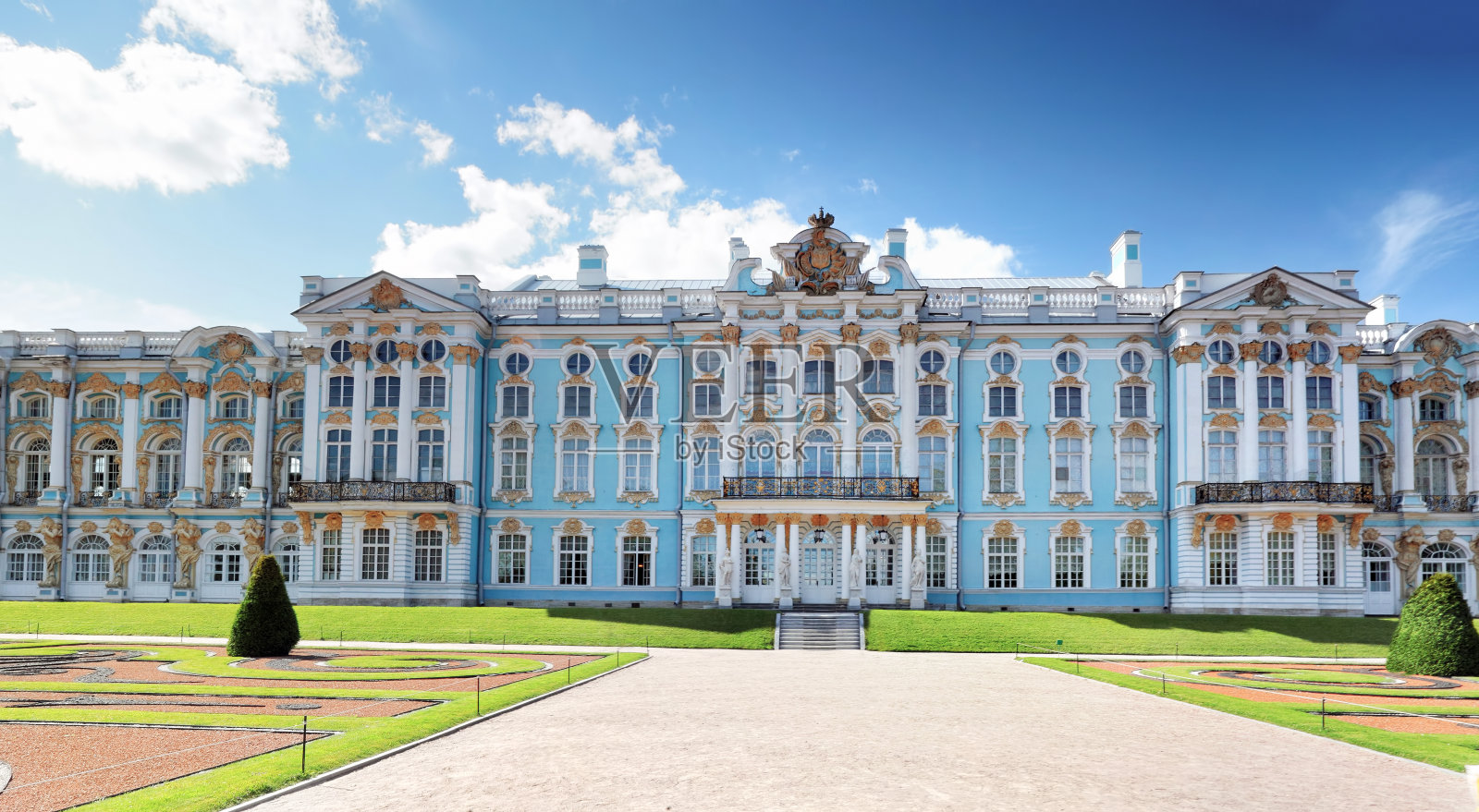 凯瑟琳的宫殿大厅在Tsarskoe Selo(普希金)。照片摄影图片