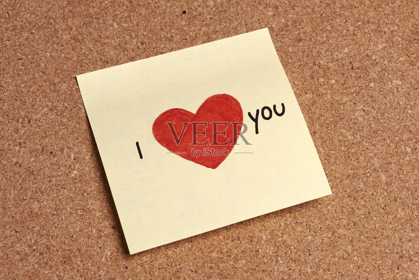 黄色的我爱你照片摄影图片