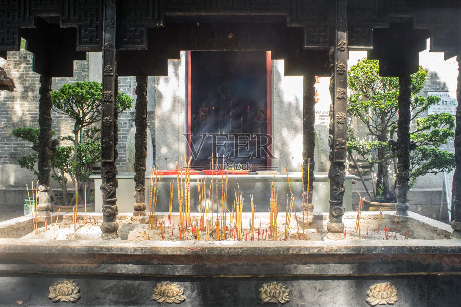 庙里香照片摄影图片