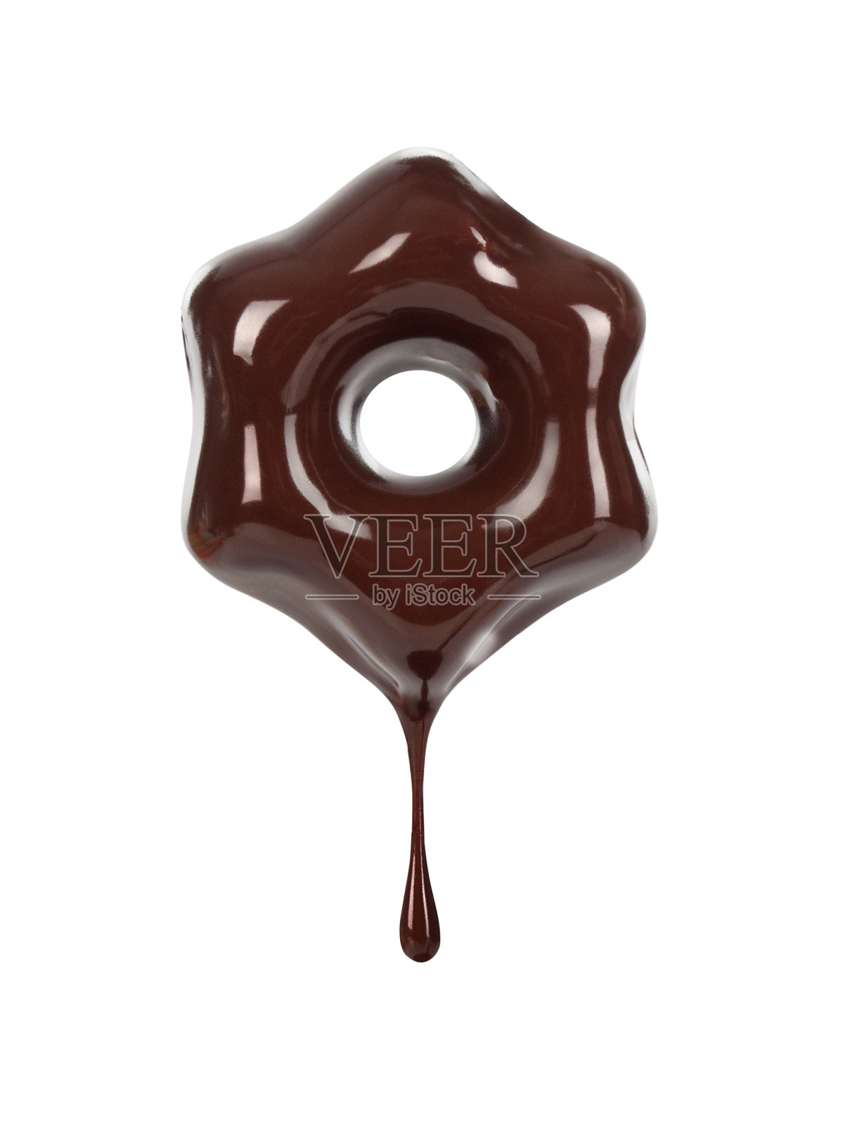 巧克力糖果孤立在白色背景照片摄影图片