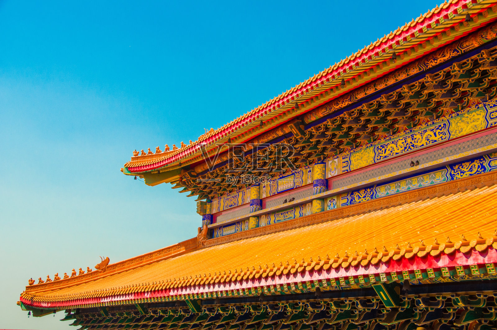 中国的屋顶照片摄影图片