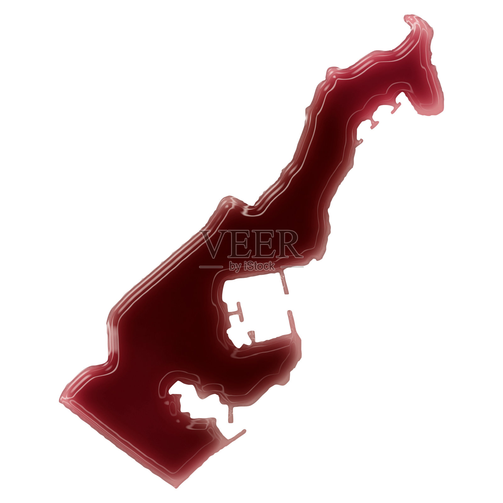 一滩血(或酒)塑造了摩纳哥(系列)。照片摄影图片