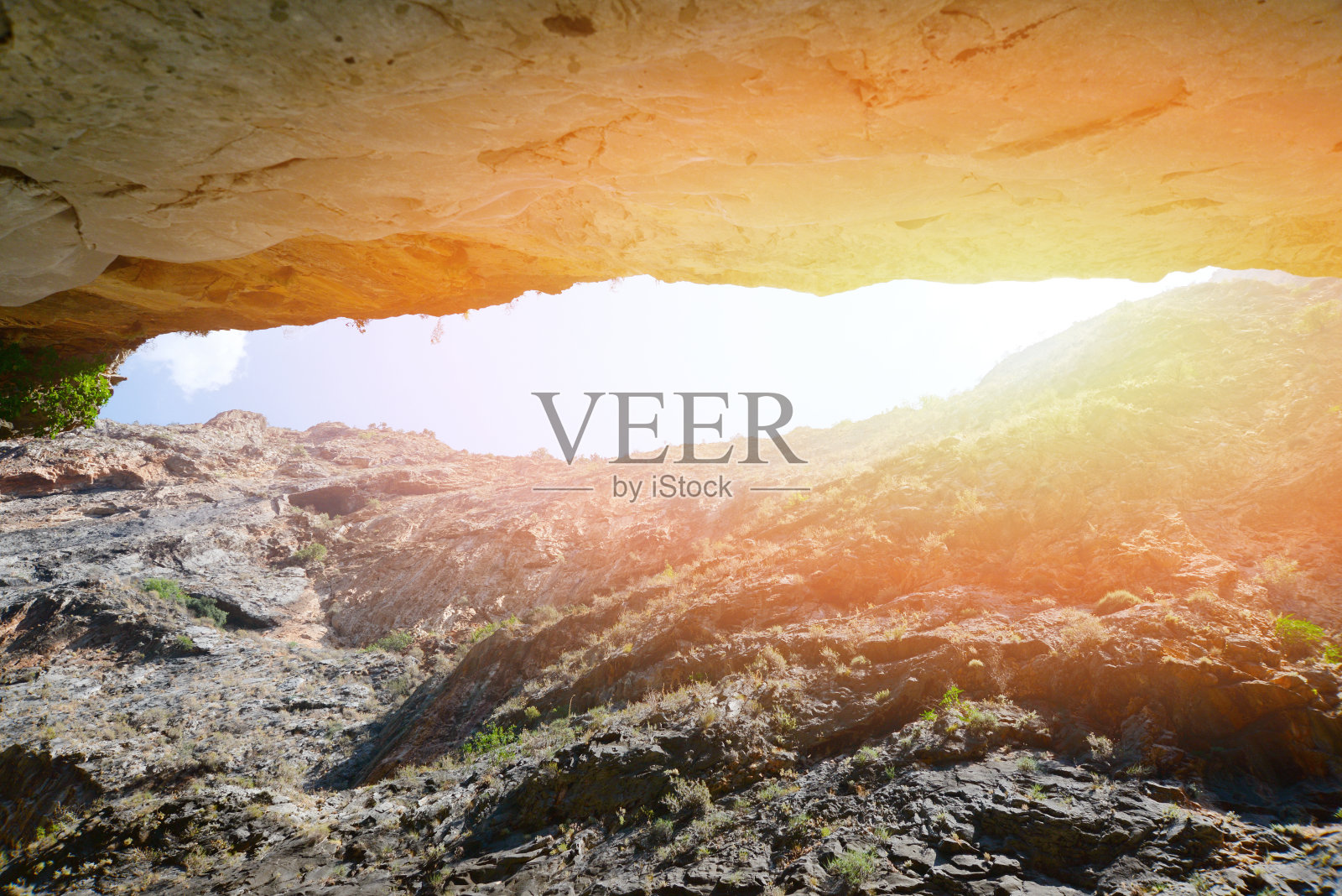 土耳其南部的Saklikent峡谷。它有18公里长。照片摄影图片