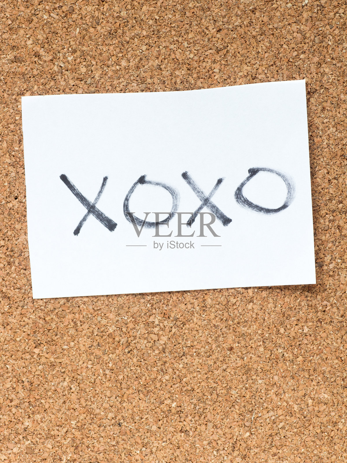软木板上的一系列信息,xoxo照片摄影图片