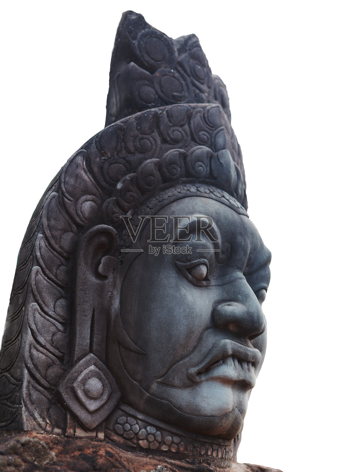 吴哥窟的雕像照片摄影图片