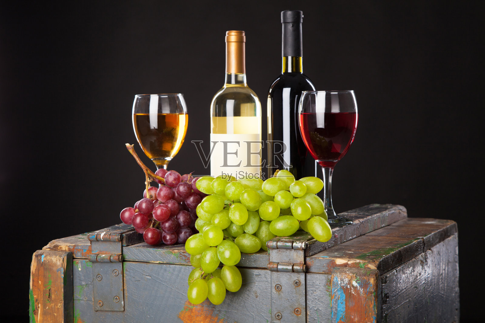 葡萄酒和葡萄照片摄影图片