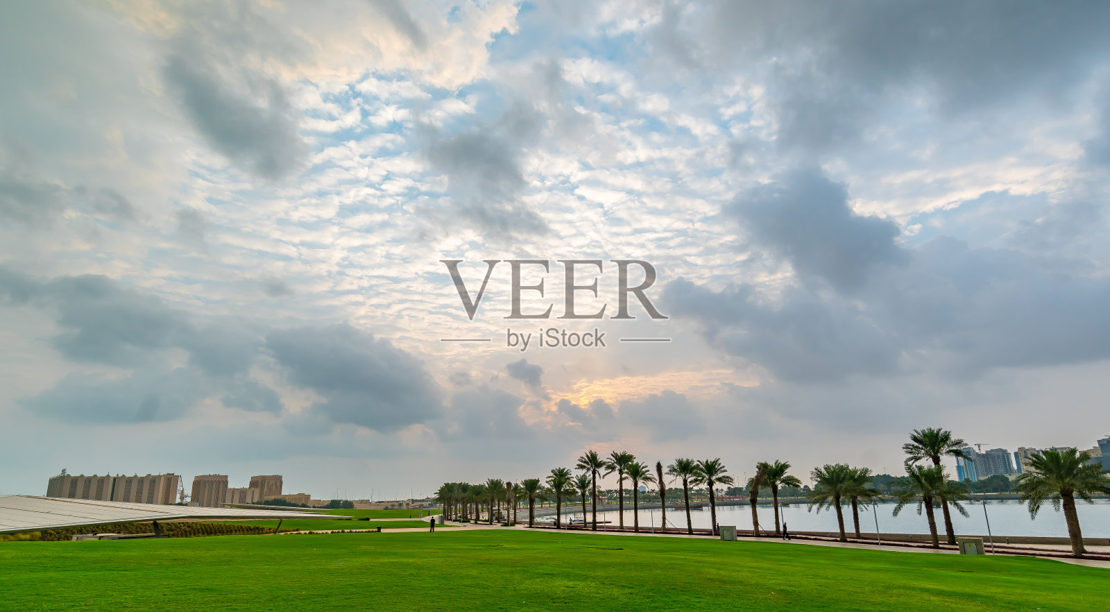 多哈美丽的早晨照片摄影图片