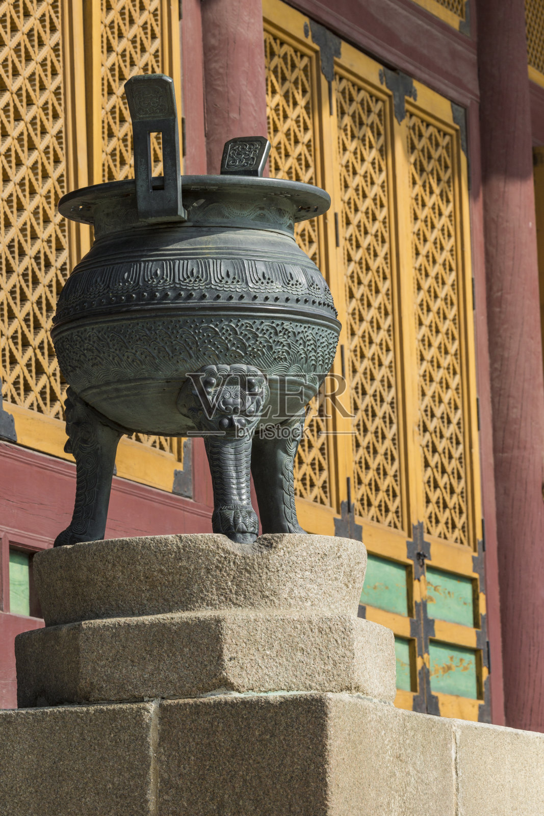 韩国首尔的德sugung宫照片摄影图片