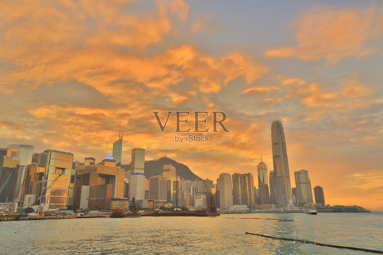 香港的中央商务区照片摄影图片