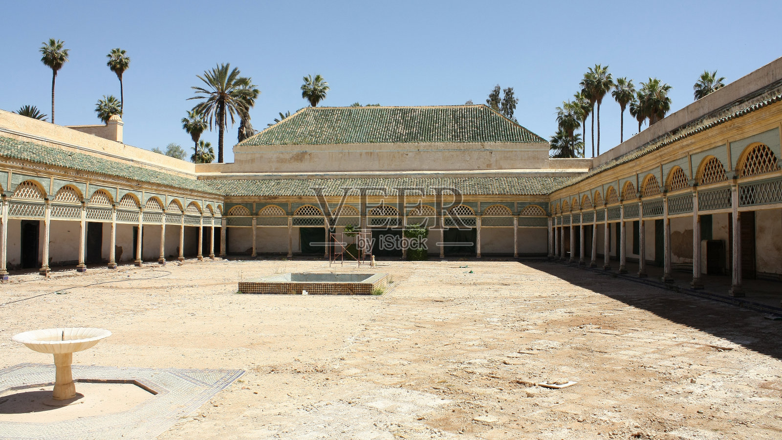 海湾宫殿,马拉喀什,摩洛哥照片摄影图片
