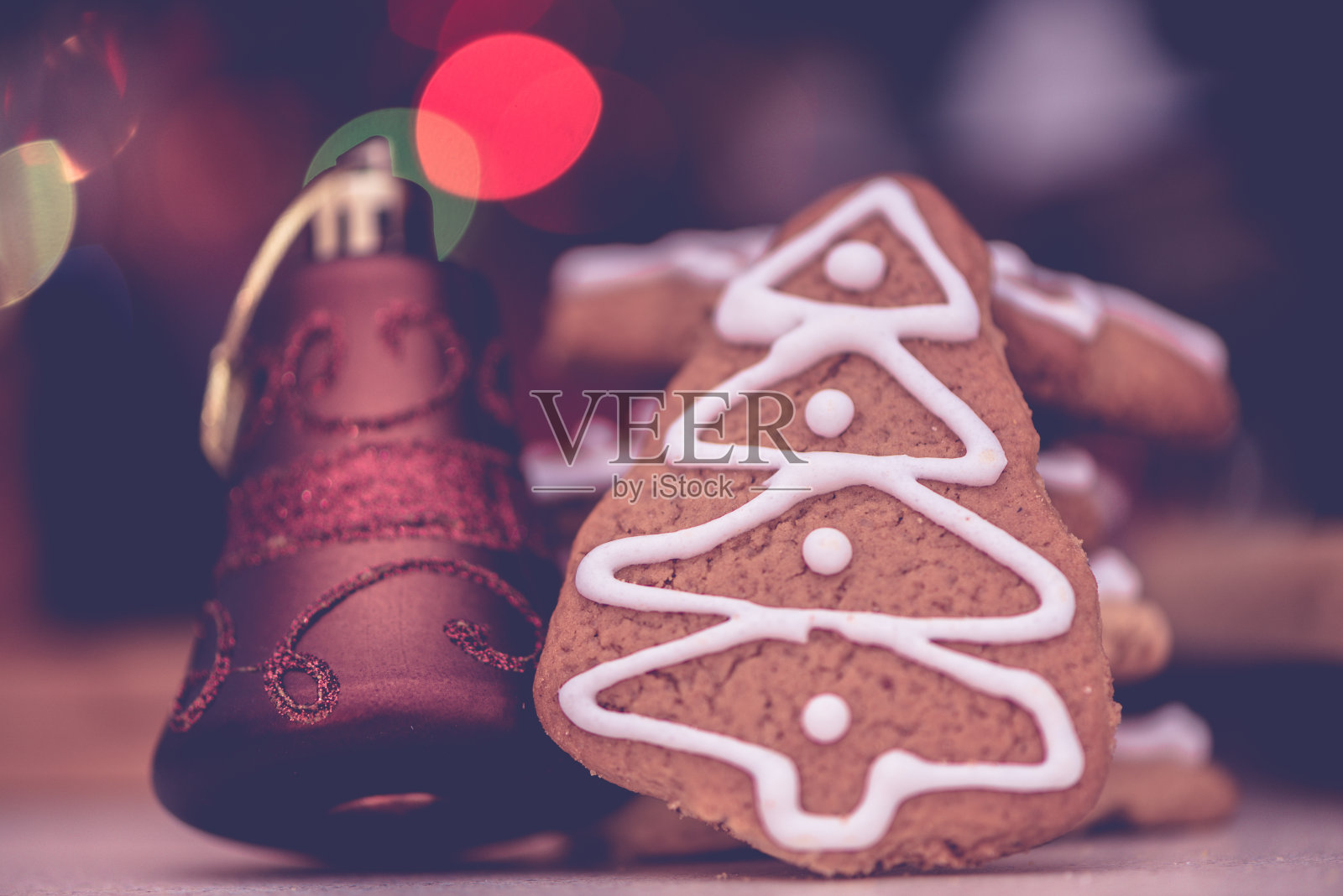 圣诞饼干照片摄影图片