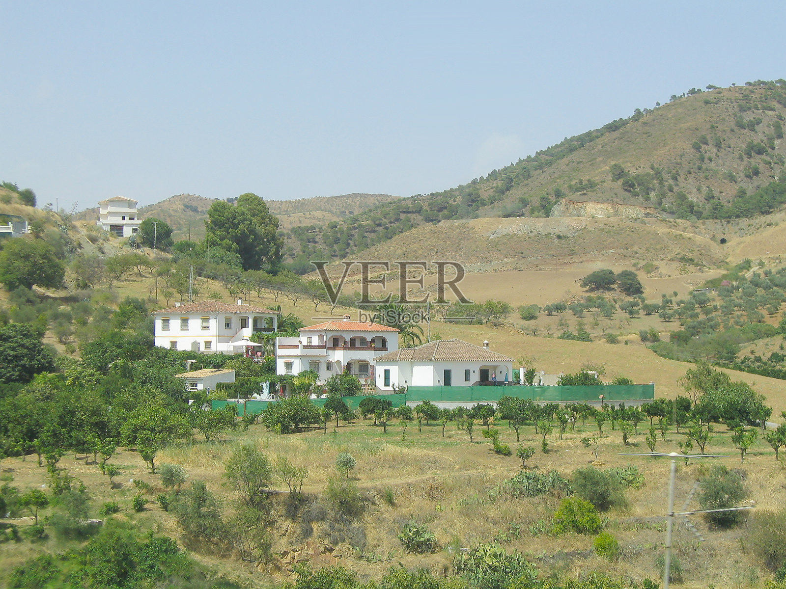 西班牙南部的乡村。照片摄影图片