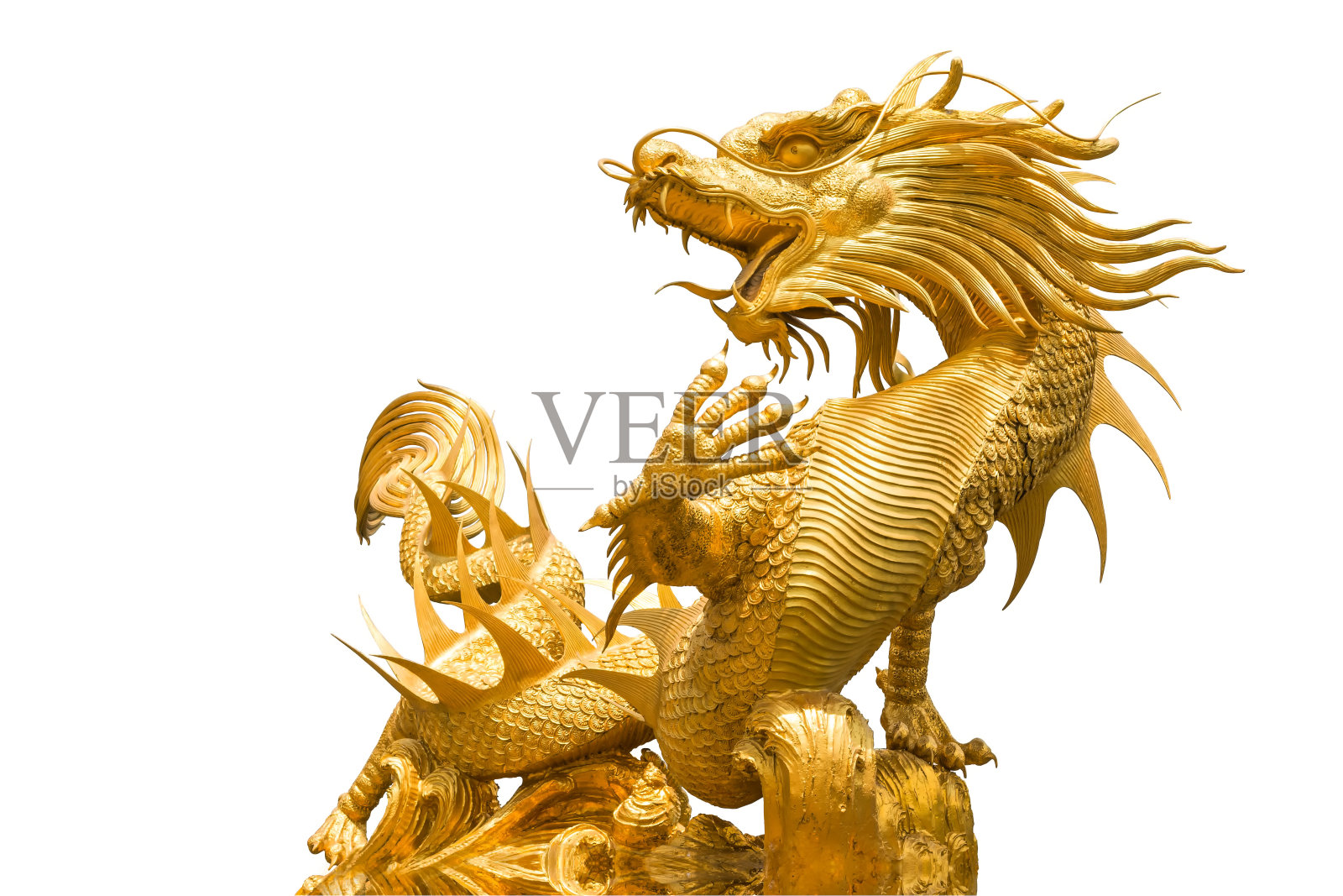 金龙雕像照片摄影图片