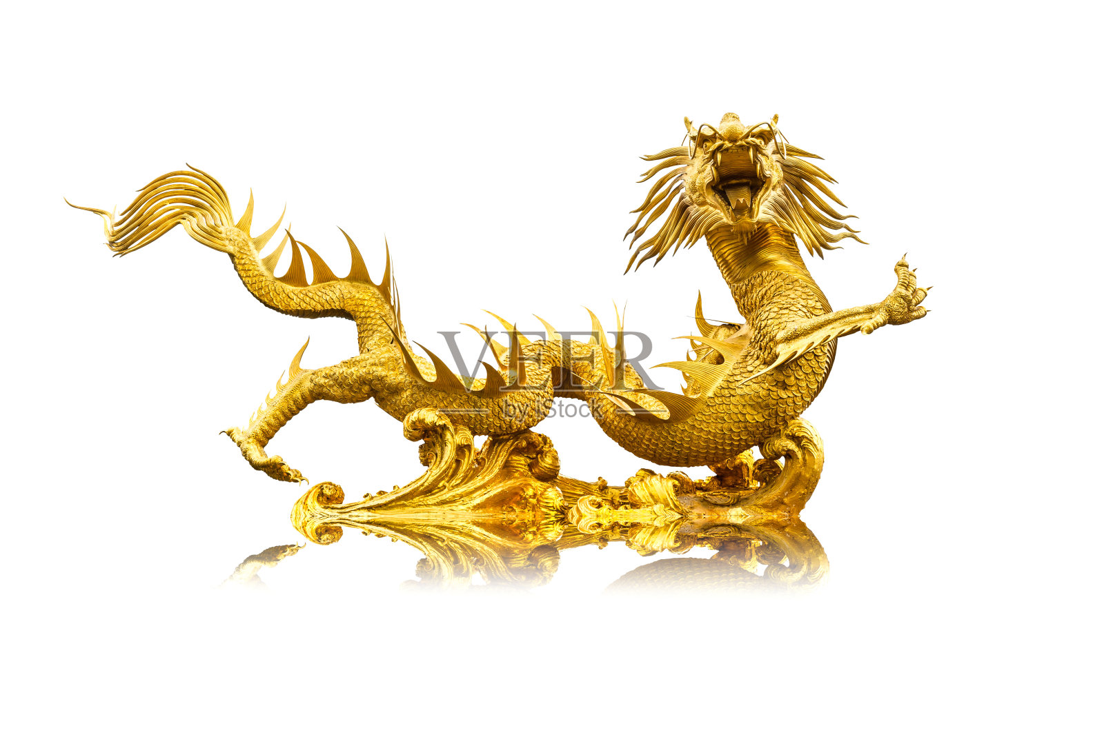 金龙雕像照片摄影图片