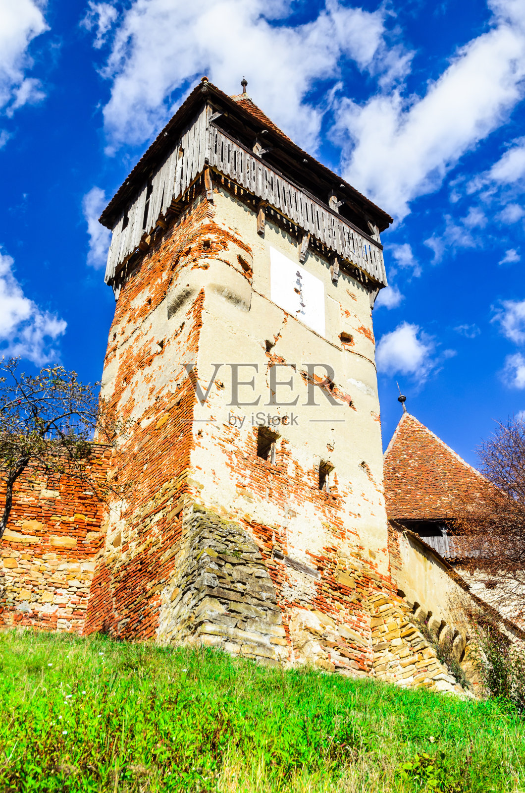 罗马尼亚特兰西瓦尼亚阿尔玛七世教堂照片摄影图片