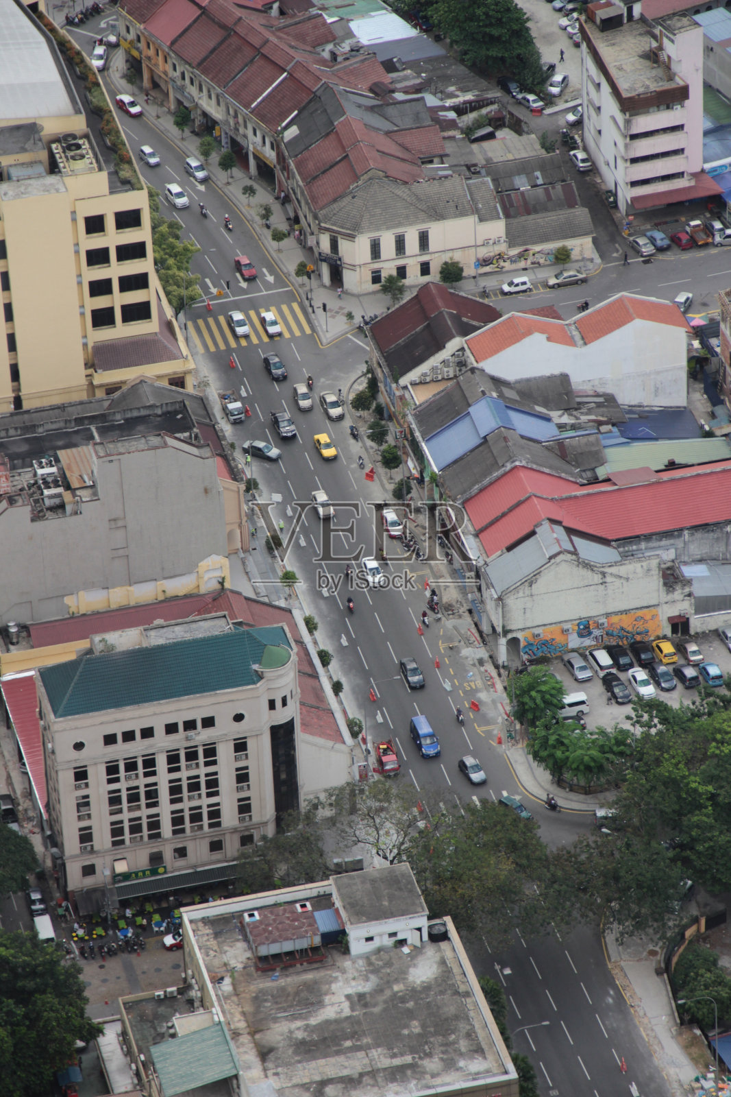 在城市七号之上-马来西亚吉隆坡。照片摄影图片