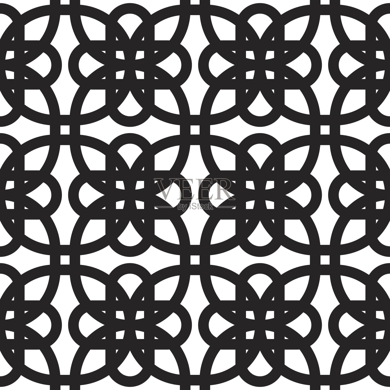 抽象无缝模式插画图片素材