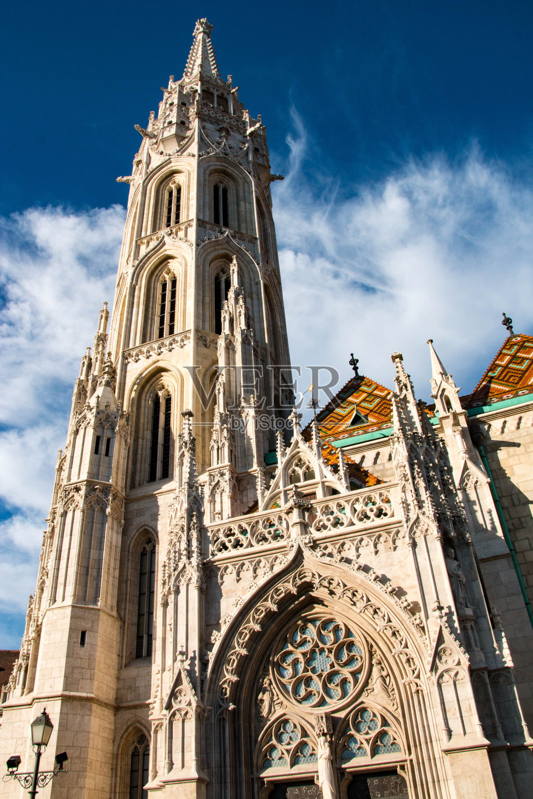 马蒂亚斯教堂,布达佩斯,匈牙利照片摄影图片